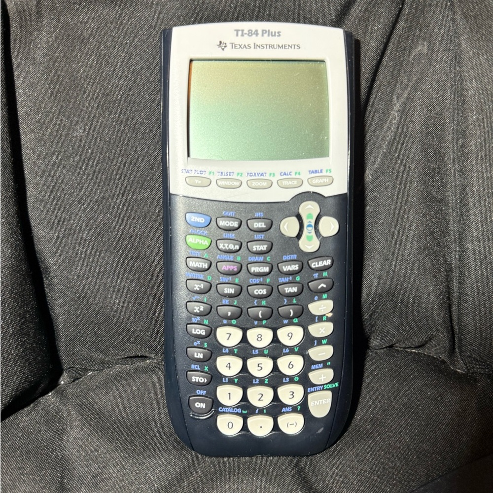 Texas Instruments TI-84 Plus in Black and Gray